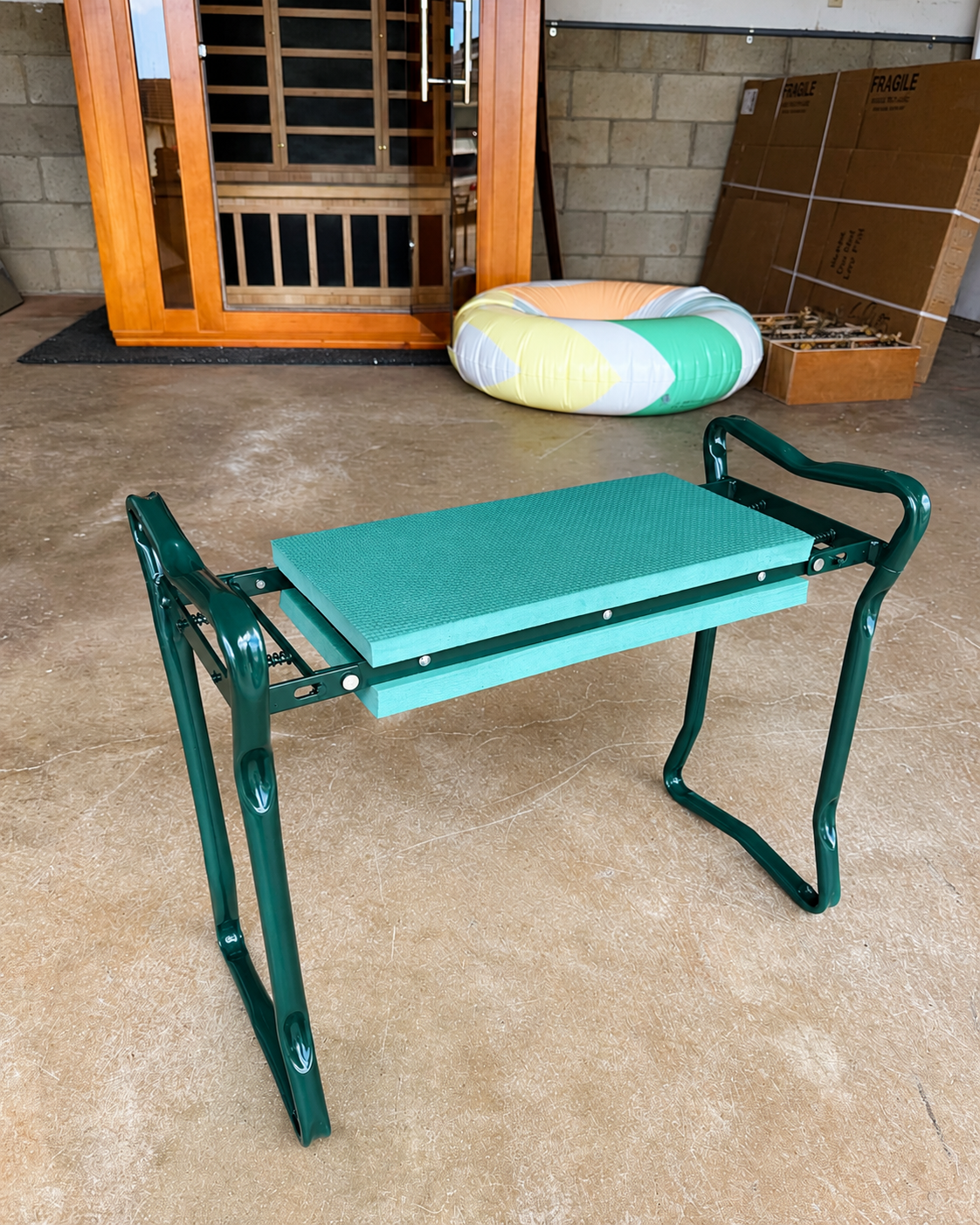 Foldable Garden Kneeler & Seat with Tool Pouch