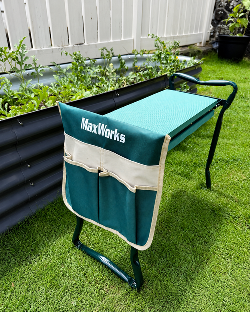 Foldable Garden Kneeler & Seat with Tool Pouch